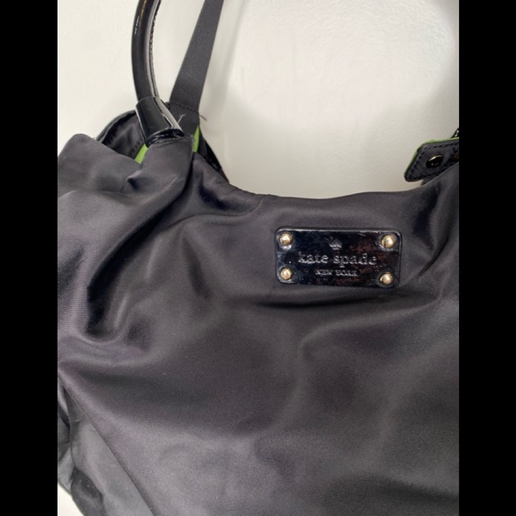 Kate Spade Two-handle Diaper Bag Black Nylon - Picture 4 of 12